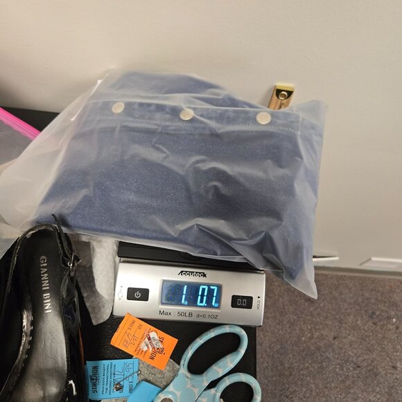 Vintage 90's Y2K Women's M Style Denim Maxi Skirt Snap Side Details Front Zipper - Picture 12 of 12